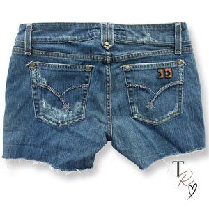 Joe’s Jeans Rhinestone Star Cutoff Distressed Denim Shorts Women’s 28